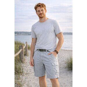 Levi's NWT Men's Carrier Cargo Shorts Gray Size 42 Utility Casual Lightweight